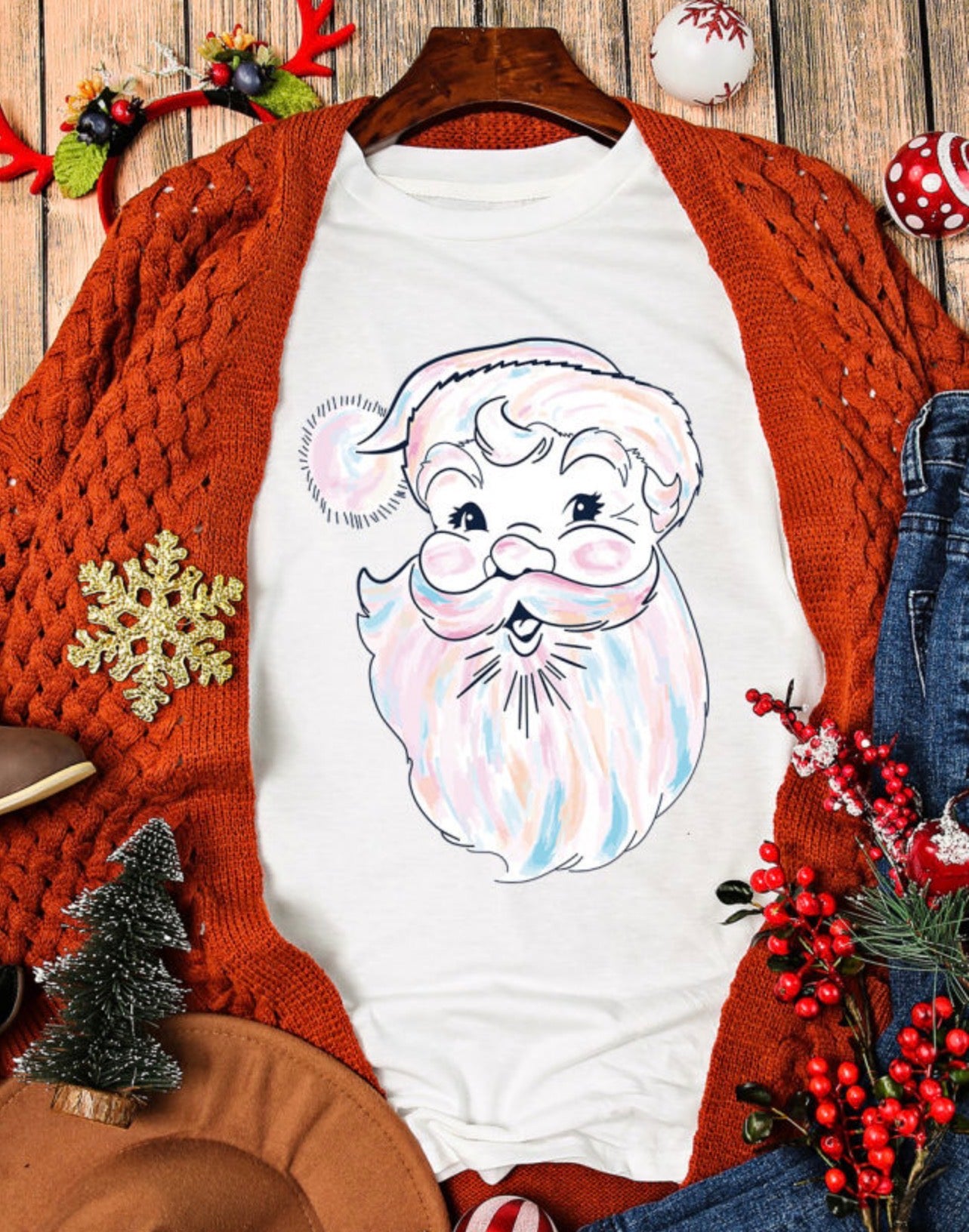 Santa Christmas Tee