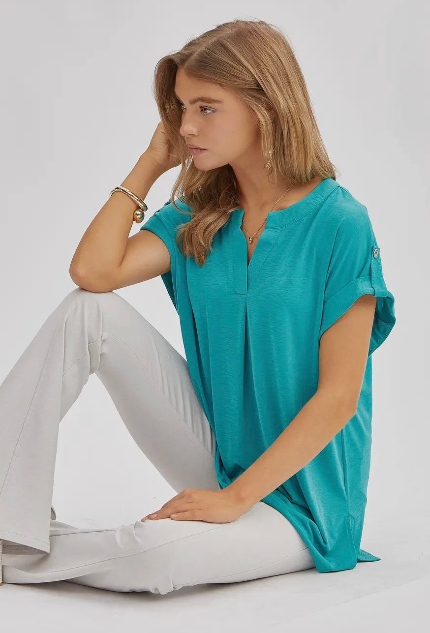 Solid Soft Dolman Sleeve Top