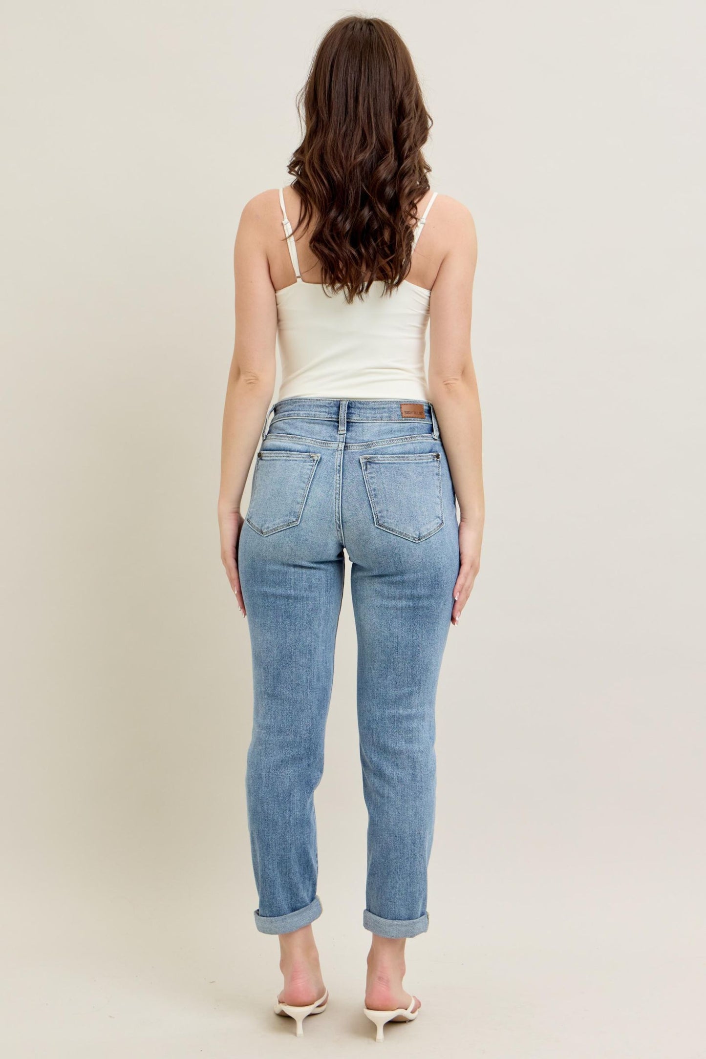 Rolled Cuff Judy Capri