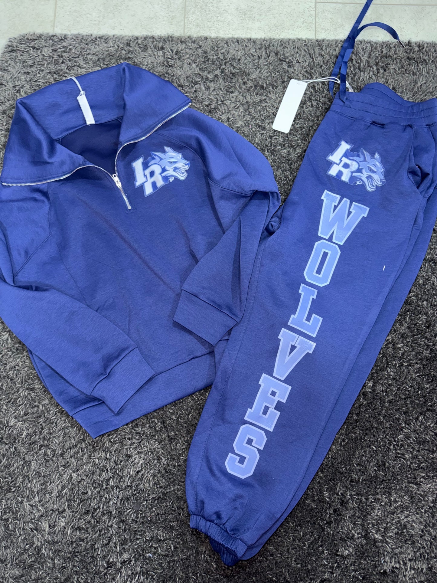 Wolves 2 piece 1/4 zip