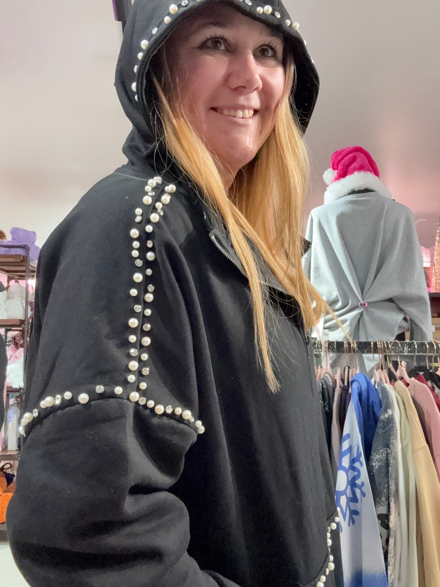 Bibi Diamonds & Pearls Hoodie