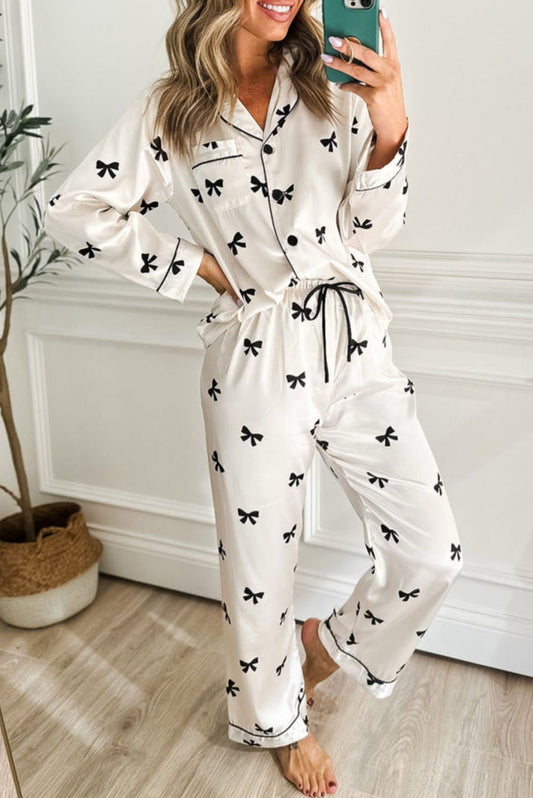 Bow Christmas Pajamas