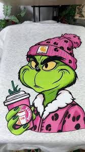 Grinch N Dunkin or Starbucks crew