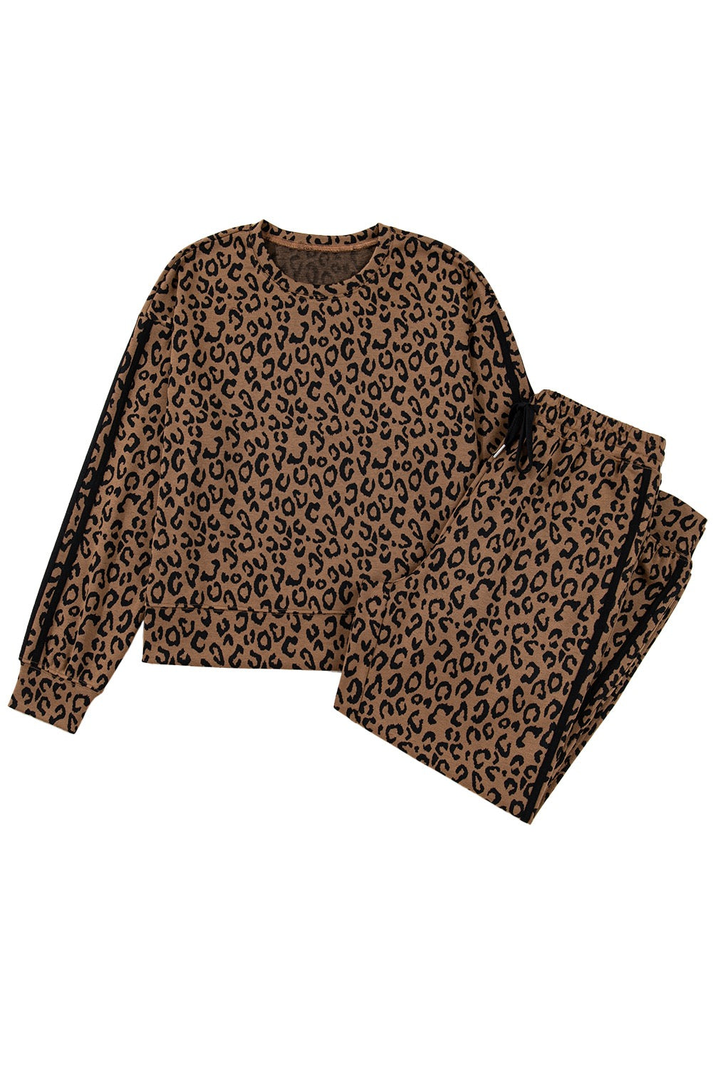 Stripe N Leopard Set