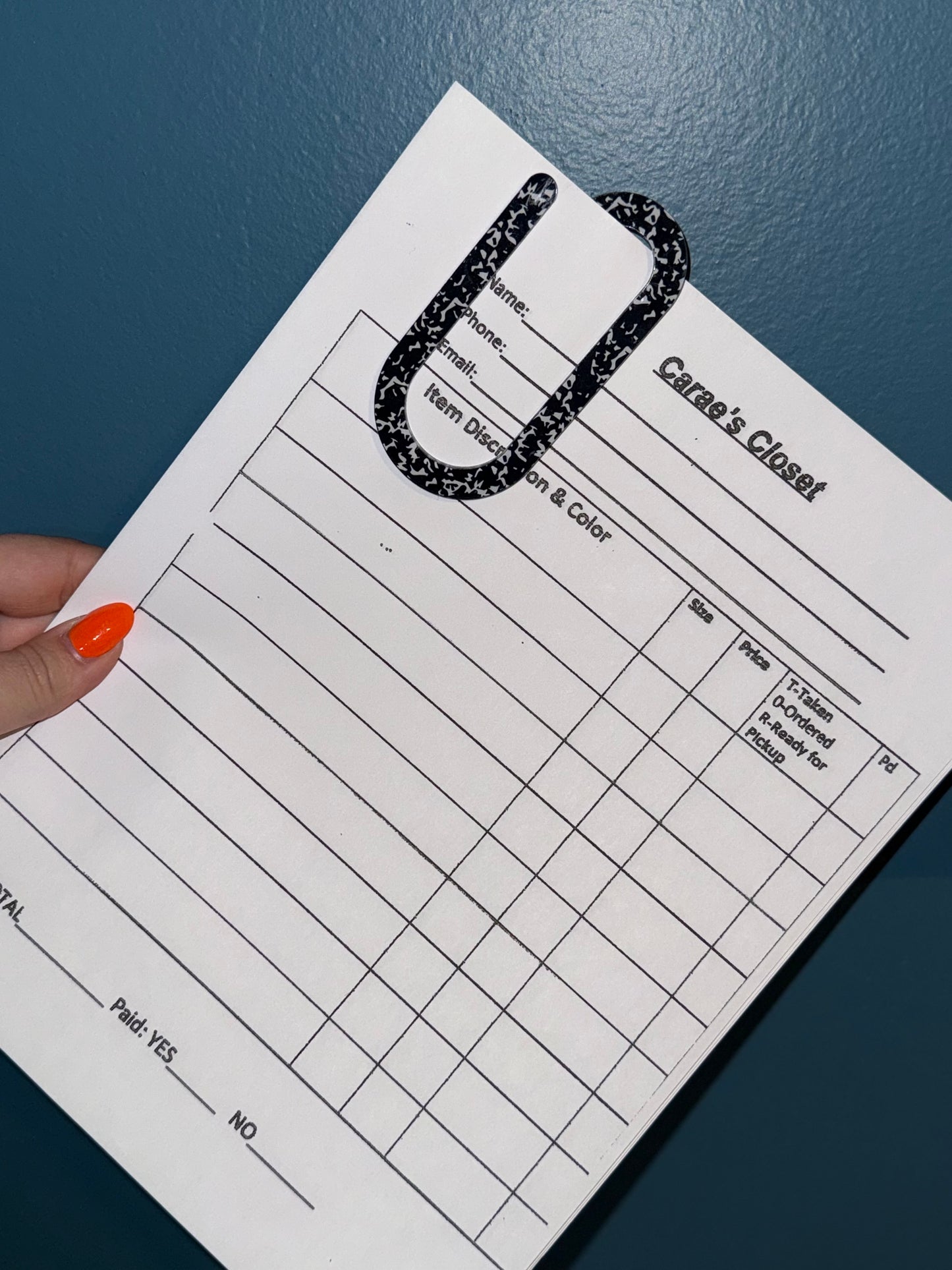 Custom Jumbo Paper Clips