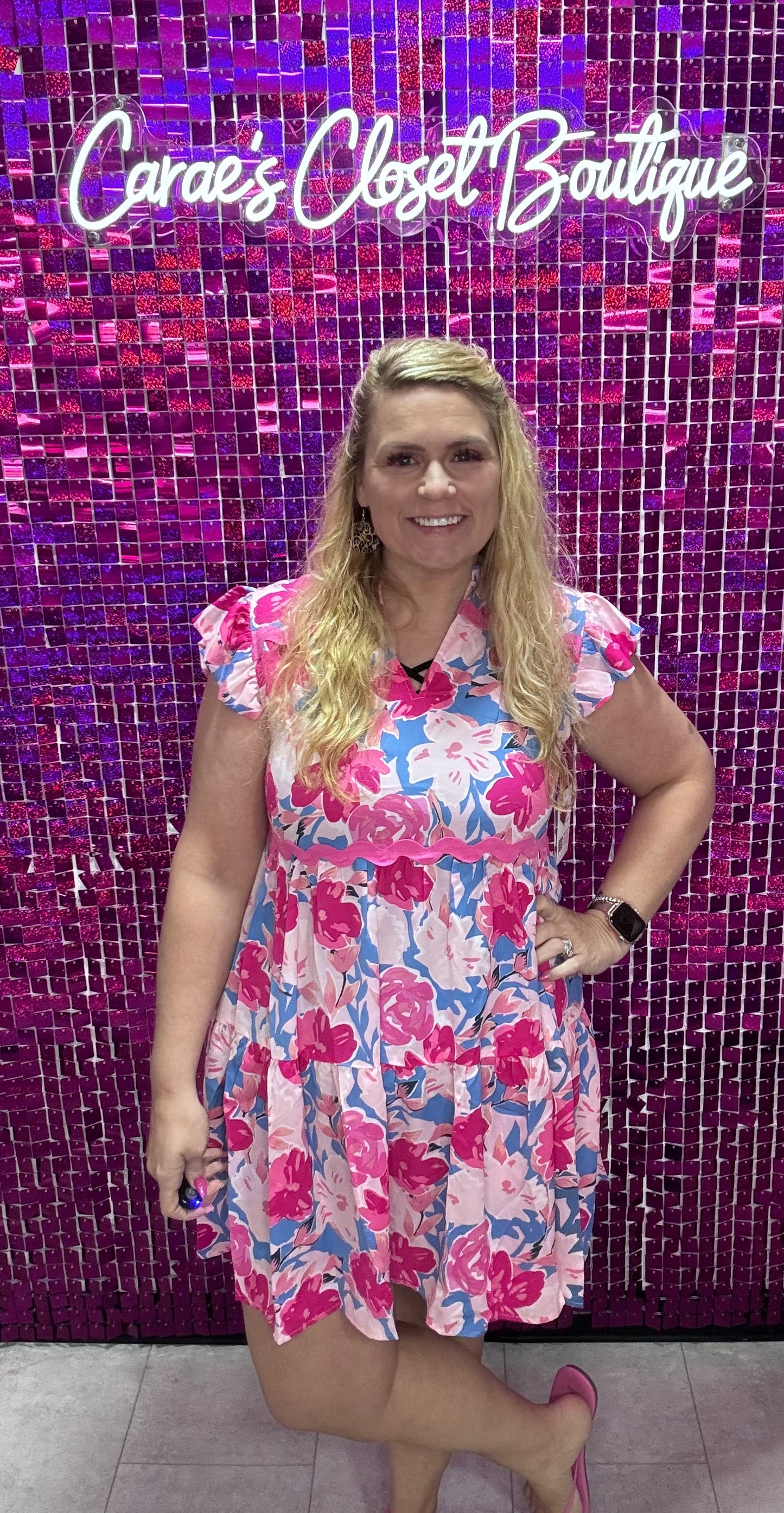 Floral Dress with POCKETS