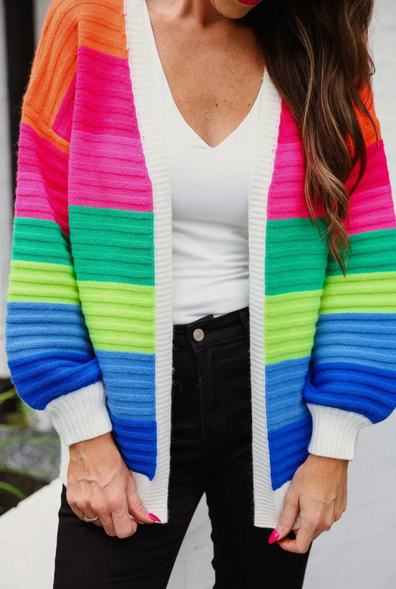 Rainbow Linda Cardigan