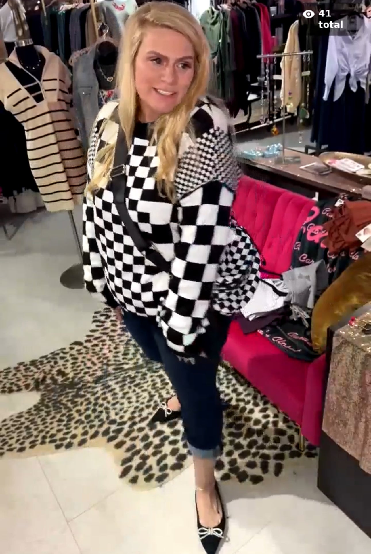 Checkered Sweater