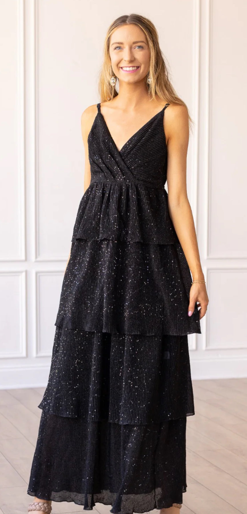 Grace & Emma Sparkle Tiered Dress
