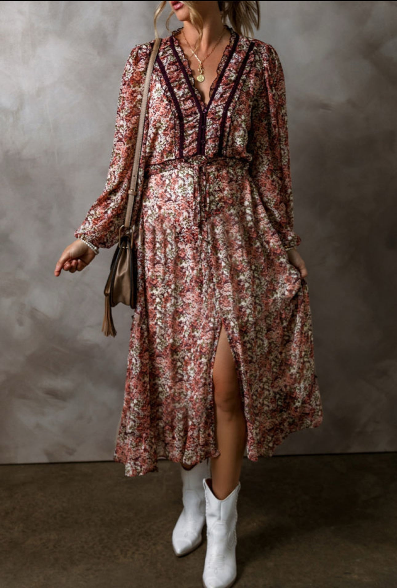 Chic Floral Dress