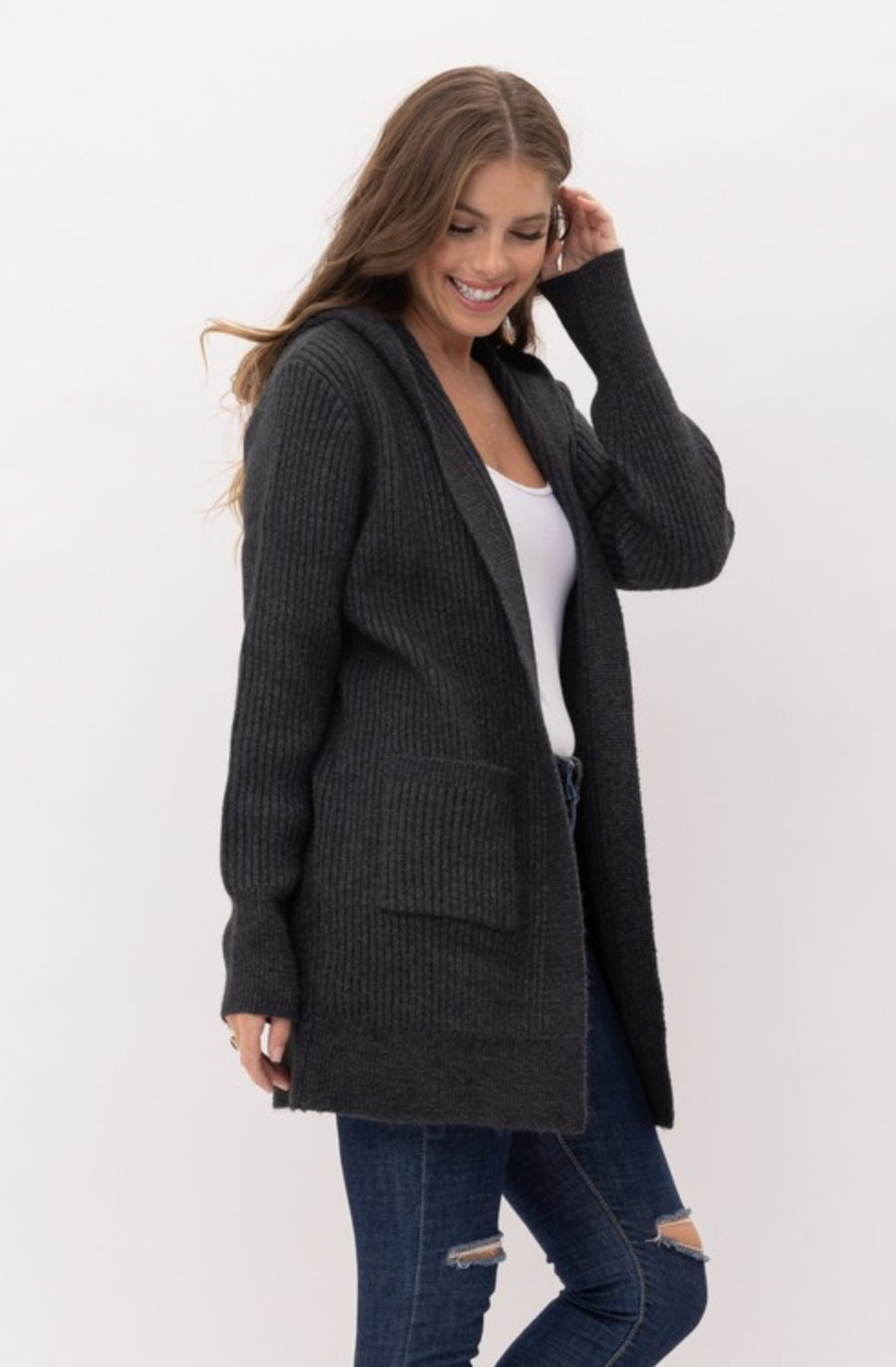 Cielo Hooded Oversized Cardi
