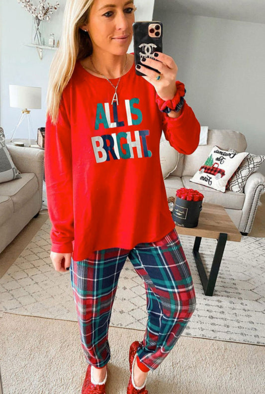 All Is Bright Christmas PJ’S