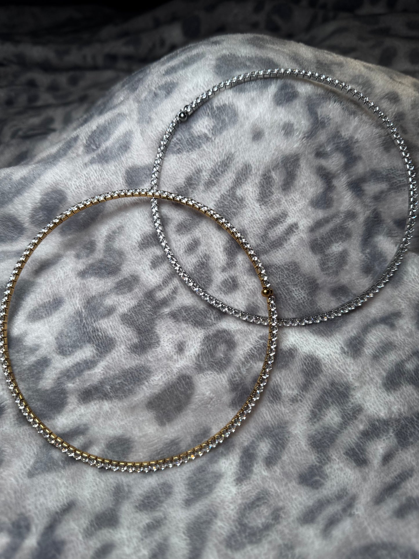 LUX Tennis Tarnish Free Necklace from Chansuttpearls