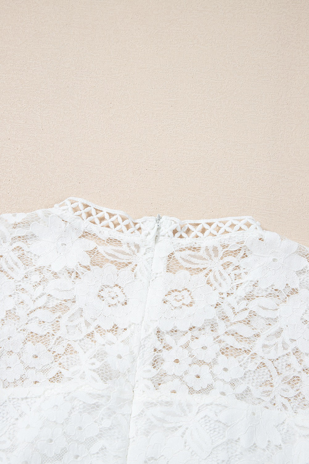 Floral Lace Peplum Top