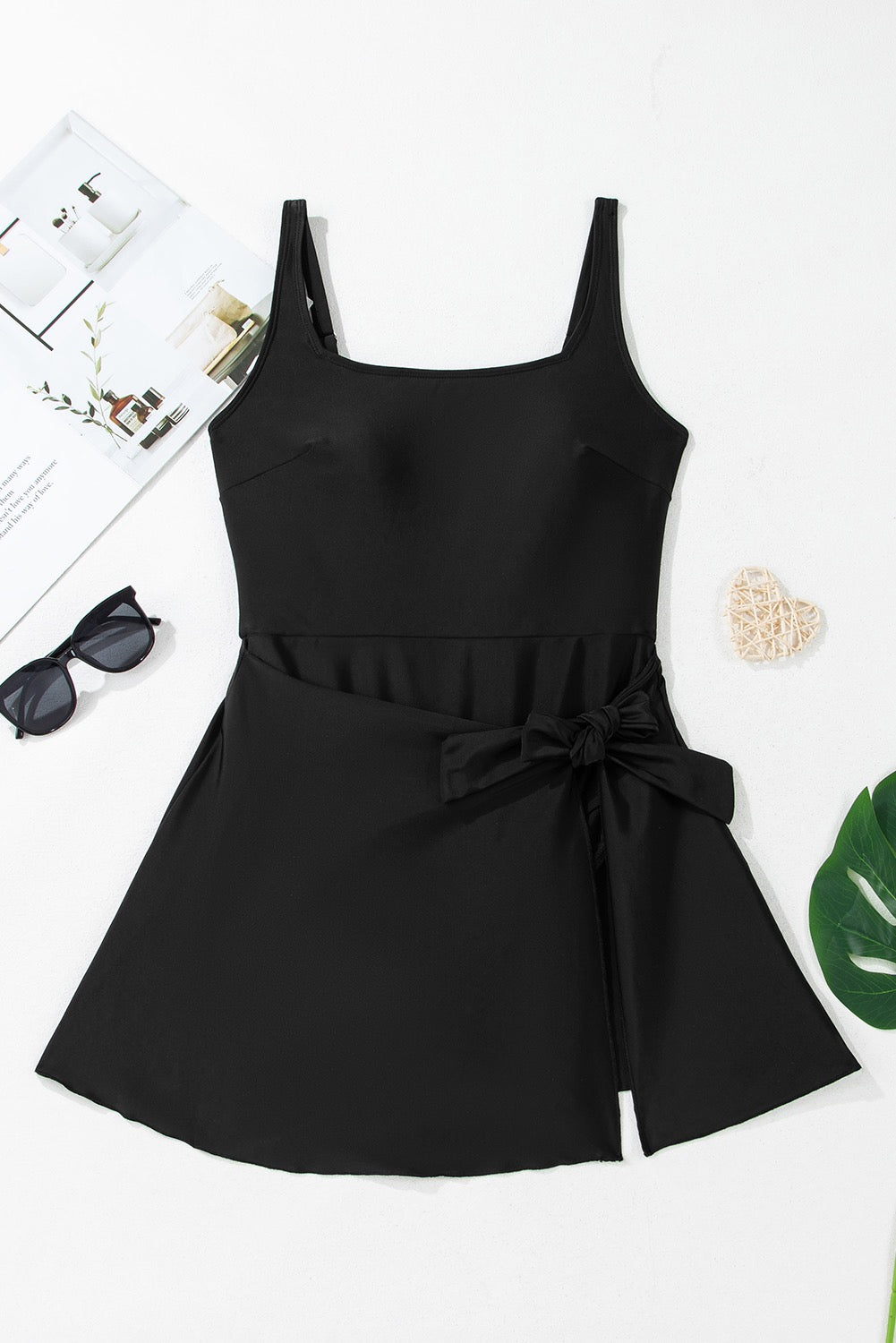 One Piece W/ Wrap Swim Suit