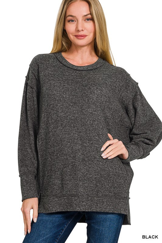 Zenana Fall Melange Sweater
