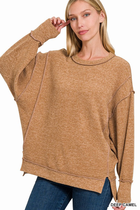 Zenana Fall Melange Sweater