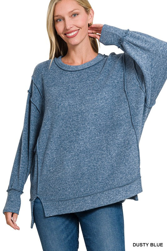 Zenana Fall Melange Sweater