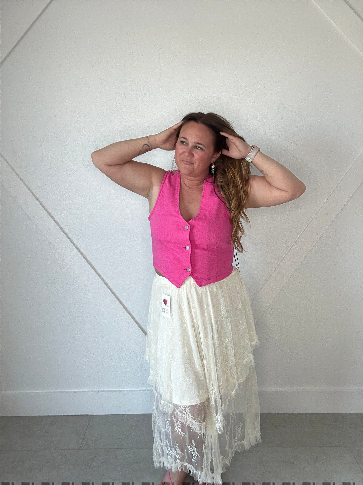 Judy Blue Pink Vest