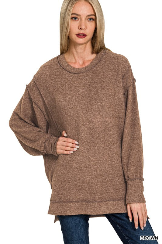Zenana Fall Melange Sweater