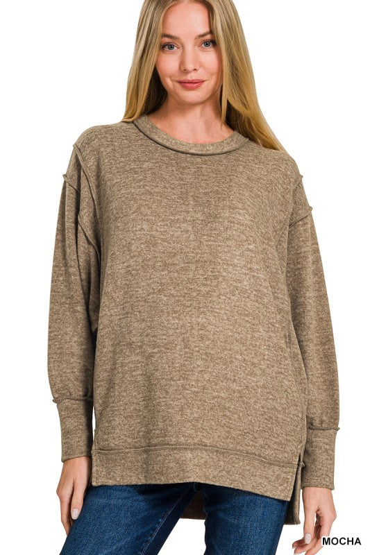 Zenana Fall Melange Sweater