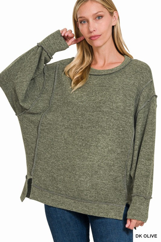 Zenana Fall Melange Sweater