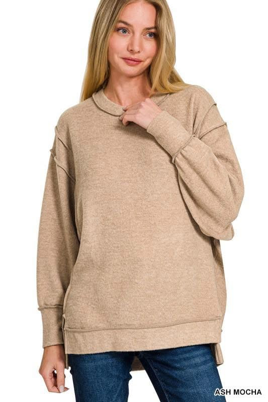 Zenana Fall Melange Sweater