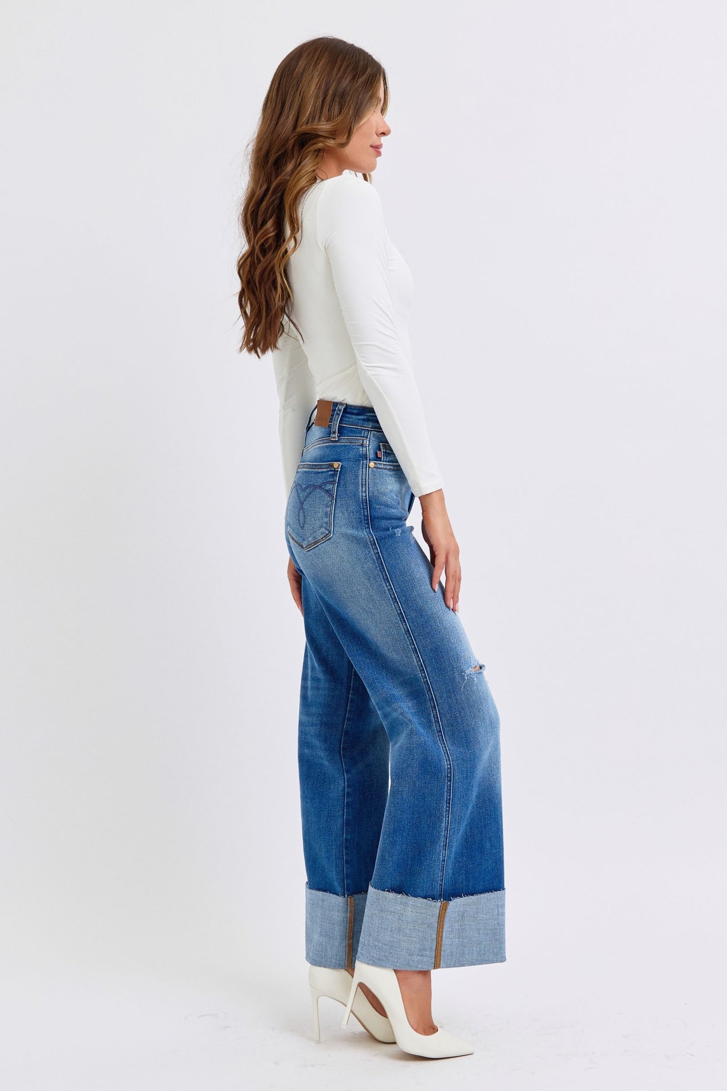 Retro Wide Leg Judy Blue