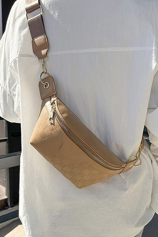 Crossbody Vegan Leather Bum Bag