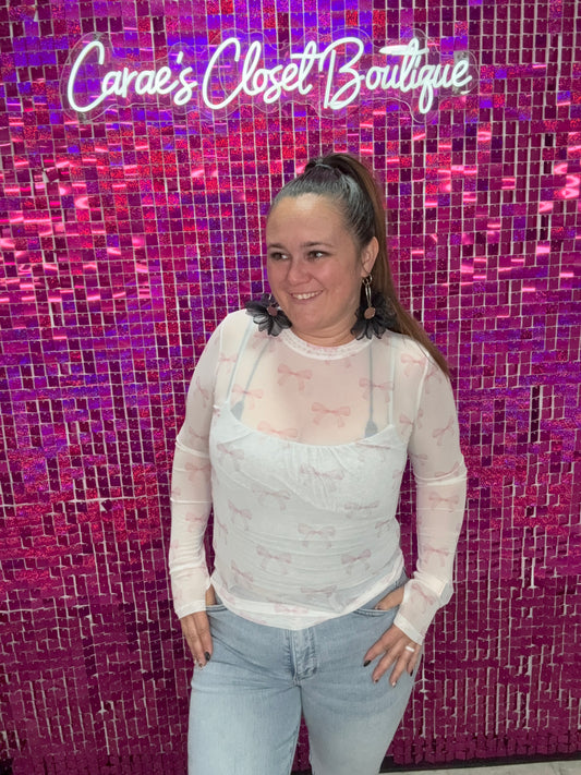 Blakeley Sheer Bow Top