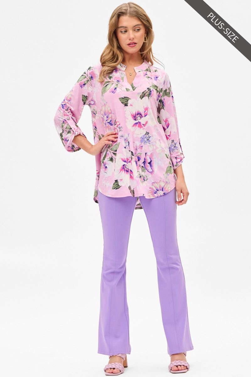 3/4 Sleeve Printed LIZZY Top
