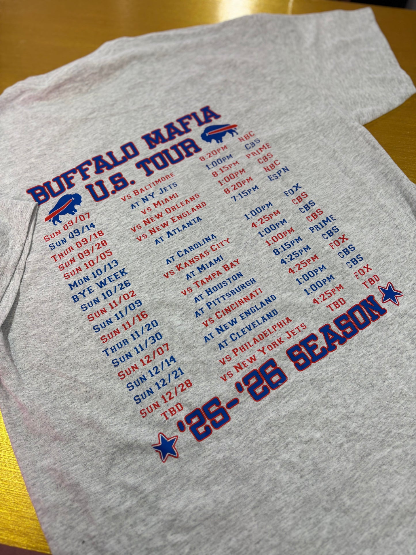 Bills 25/26 Season Tee