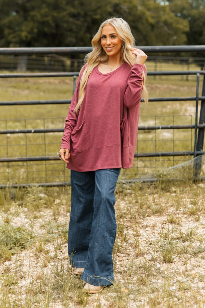 Andrée Oversized Fall Layering Top