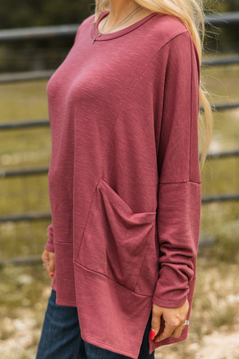 Andrée Oversized Fall Layering Top