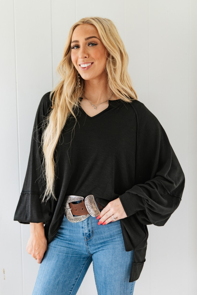 Andrée Oversized Fall Layering Top