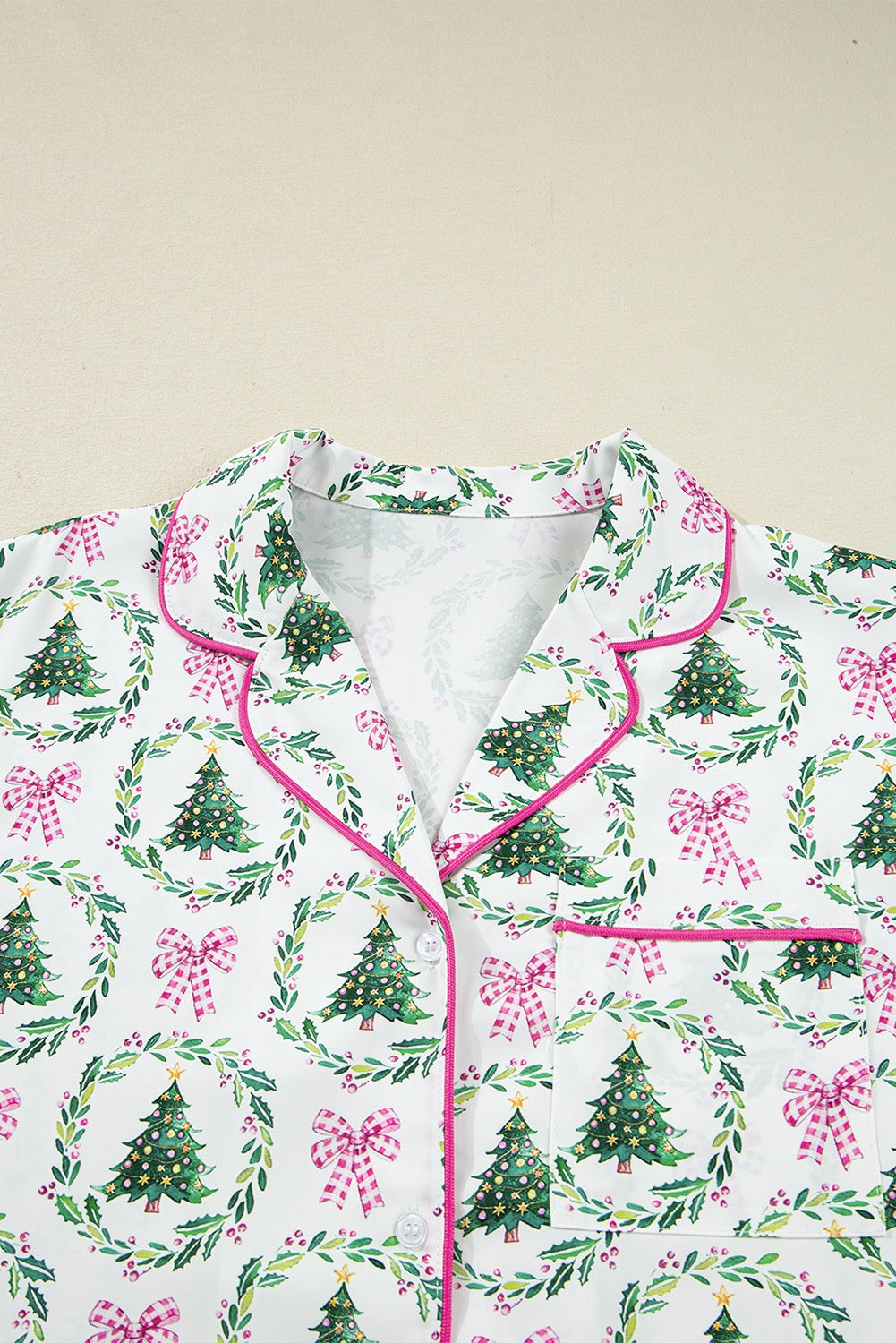 Pink n Green Christmas Pjs
