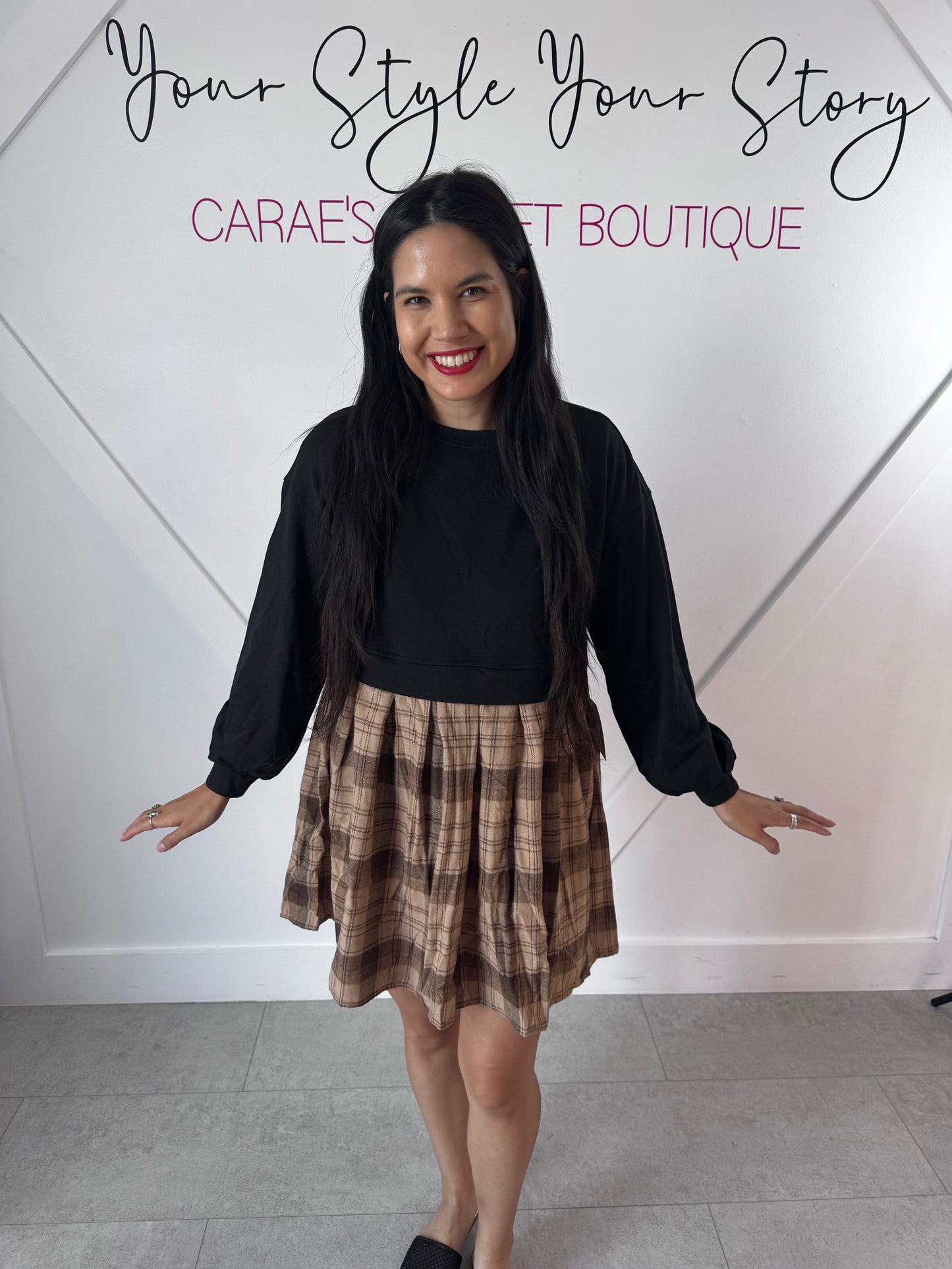 Flannel Katie Dress