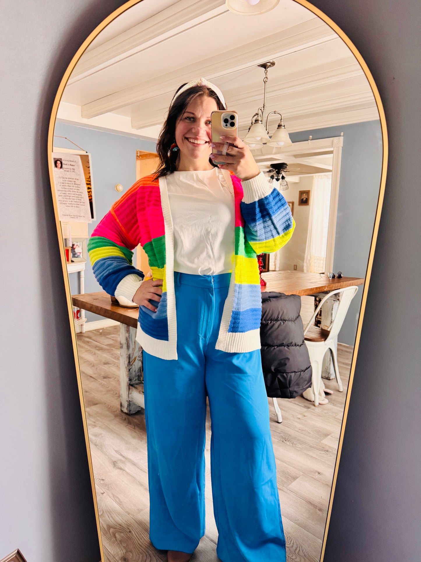 Rainbow Linda Cardigan
