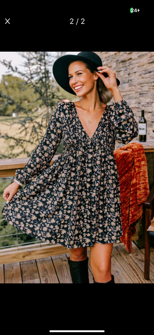 Fall BOHO Dress