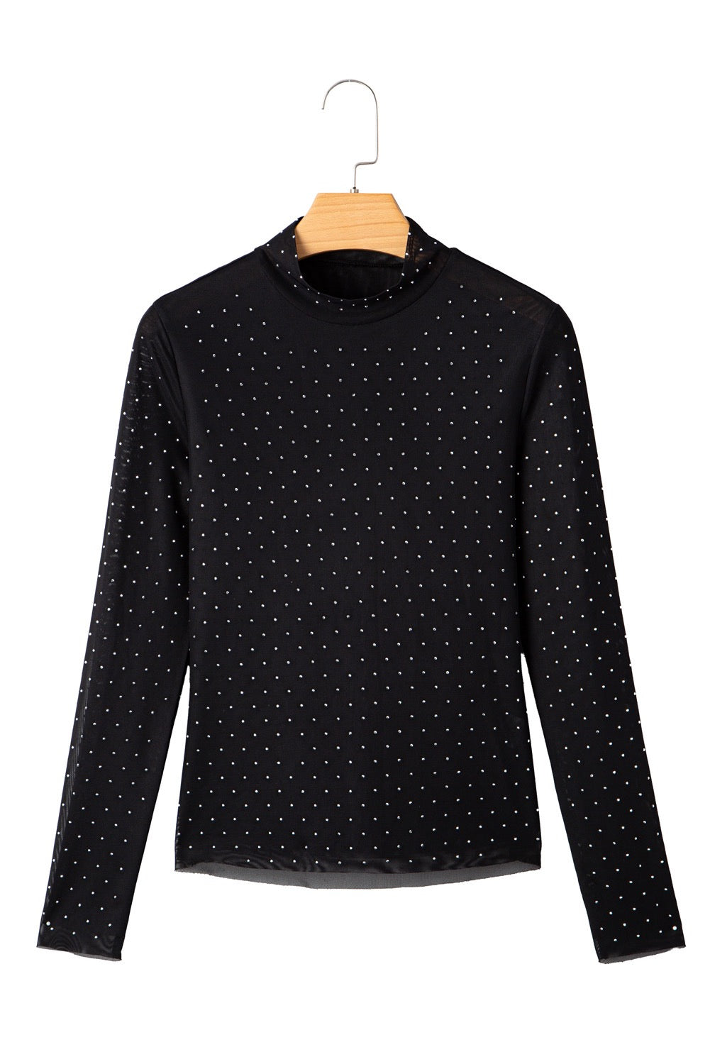 Bedazzled Sheer Top