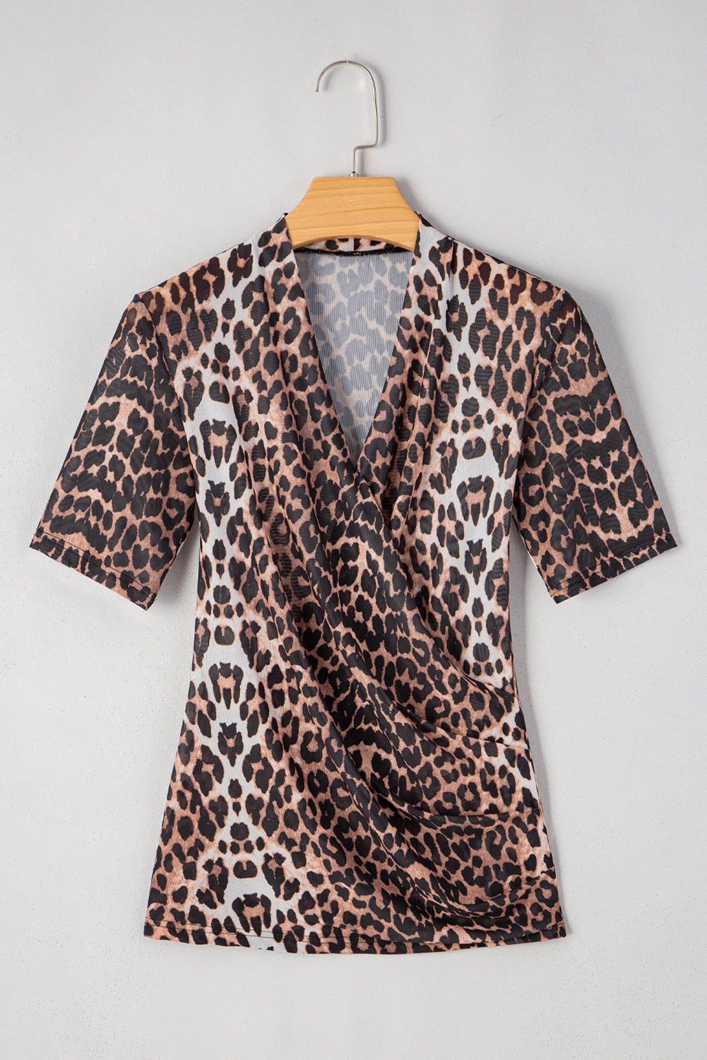 Sheer leopard Top