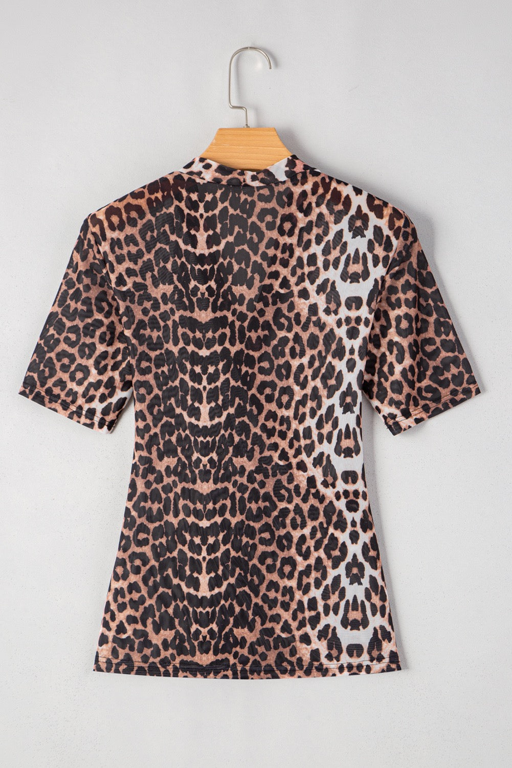 Sheer leopard Top