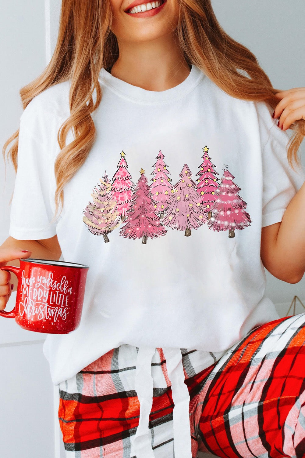 Pink Christmas Tee