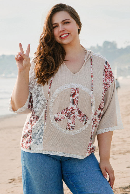Peace Curvy Top