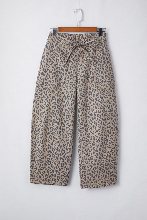 Barrel Leopard Pants