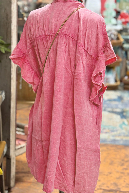 Mineral Wash Loose Dress