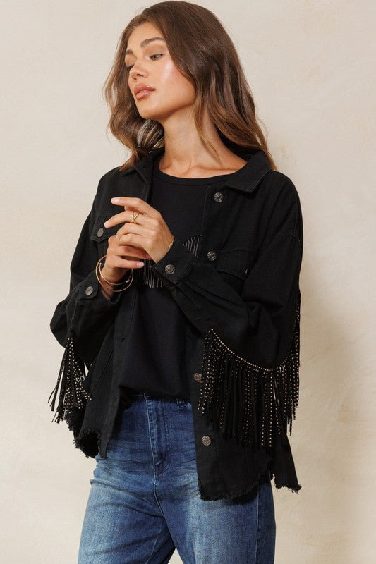 SALE Oddi Fringe Jacket