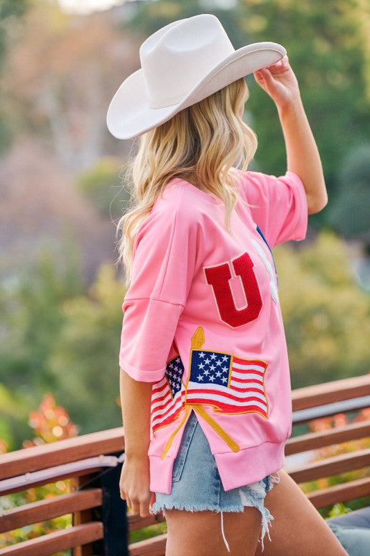 Flag USA Bibi Shirt