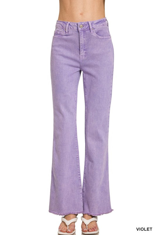 Zenana Acid Straight Jeans