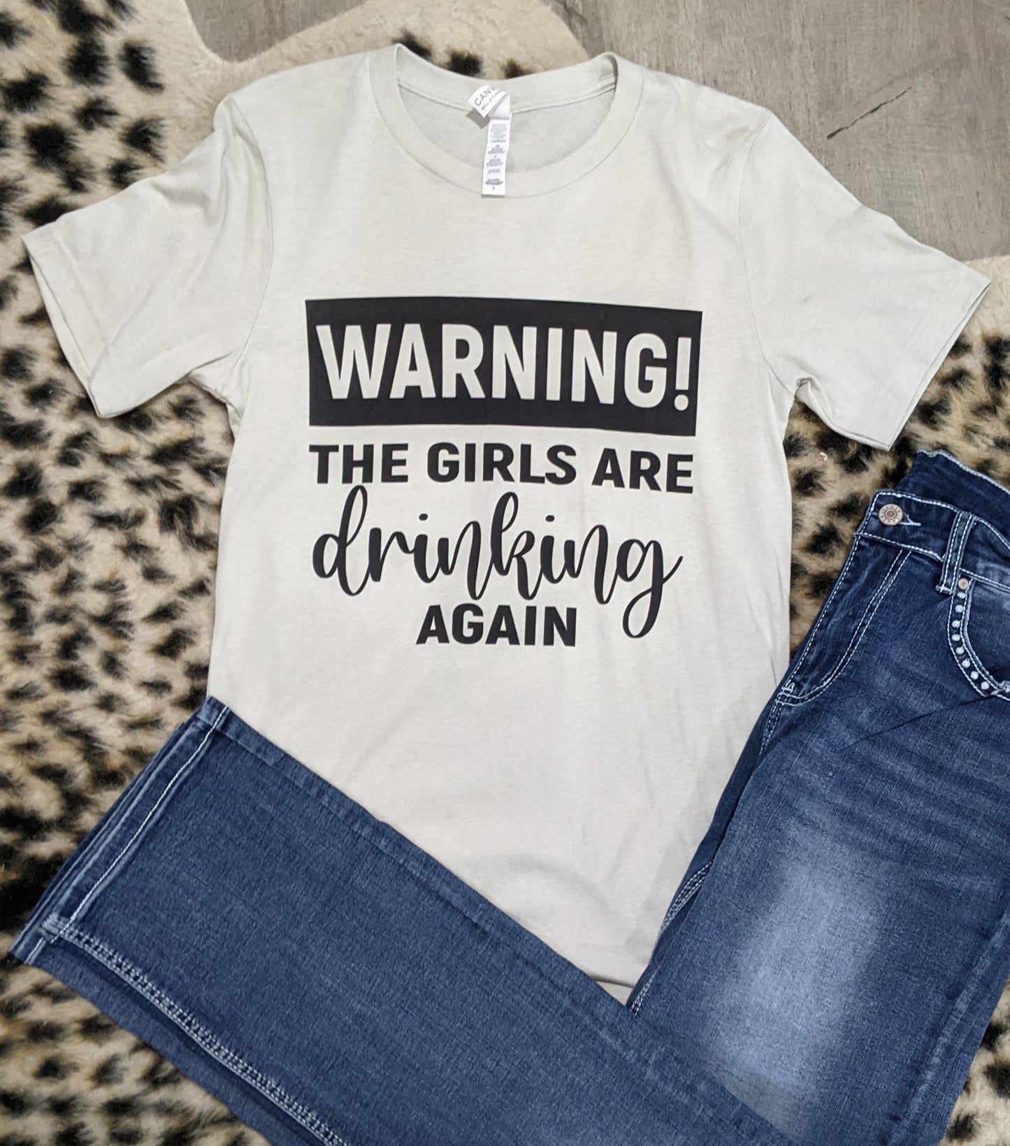 WARNING Drinking Tee